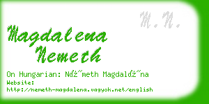 magdalena nemeth business card